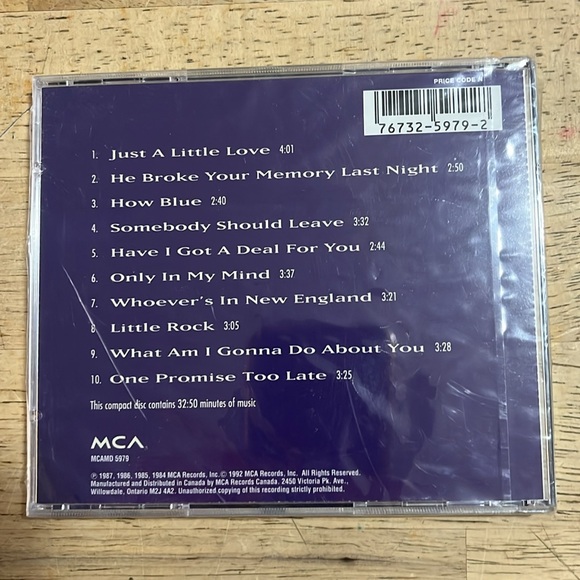 Reba McEntire's Greatest Hits CD Sealed - Picture 2 of 2